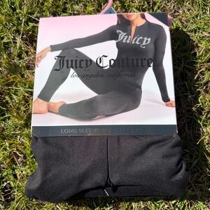 Juicy Couture Black long sleeve and leggings Lounge Set size small
